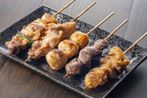 Introducing the charm of yakitori, a bite of bliss on a skewer